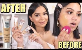 NEW Maybelline Dream Urban Cover Full Coverage Foundation All Day Wear Test!