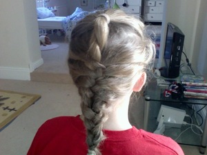 Really simple, you need to know how to do a french braid first