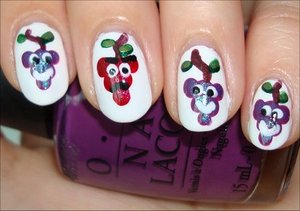 The Grapes of Wrath Nails
Nail tutorial & more photos here: http://www.swatchandlearn.com/nail-art-tutorial-the-grapes-of-wrath-nails/