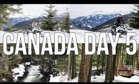 WINTER SNOWMOBILING & TRAIN WRECK TRAIL | CANADA DAY 5