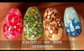 Born Pretty 01- Merry Chrismtas Nail Art