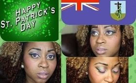St. Patrick's Day Makeup Look🍀 | Caribbean Twist