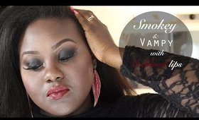 Autumn Makeup: Smokey and Vampy eyes with Oxblood Lips