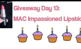 Giveaway Day 13: MAC Impassioned