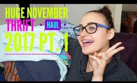 Huge Thrift Haul to Resell on Poshmark and Ebay! | November Thrift Haul Part 1