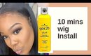 10 MINS FLAWLESS WIG INSTALL QUICK & EASY  ft . nana hair