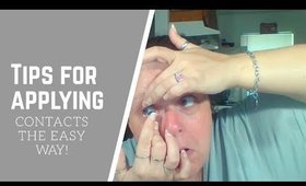 How to Apply Contacts the Easy Way!