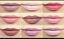 12 NYX Lingerie Lipstick Swatches | naturallybellexo