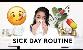 SICK DAY ROUTINE! LIFE HACKS AND TIPS!