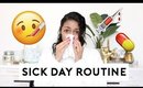 SICK DAY ROUTINE! LIFE HACKS AND TIPS!