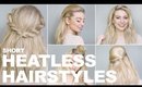 Heatless Hairstyles For Short Hair | Milk + Blush Hair Extensions