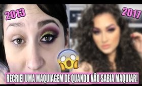 RECRIEI MINHA PIOR MAQUIAGEM! O QUE EU FARIA DIFERENTE HOJE? | Duda Fernandes