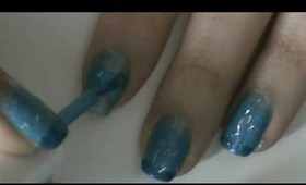 Blue ocean nail design (Request)