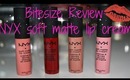 NYX-Soft Matte Lip cream- Bitesize Review!!!