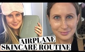 MY INFLIGHT TRAVEL SKINCARE ROUTINE! -  LONG HAUL