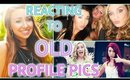 REACTING TO OLD PROFILE PICTURES - Lindsay Marie