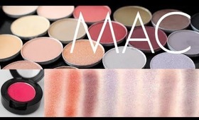 MAC Eyeshadow Swatches 34 Colors