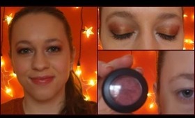 ❄A warm glittery Holiday makeup tutorial❄