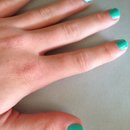 Tiffany blue nails 