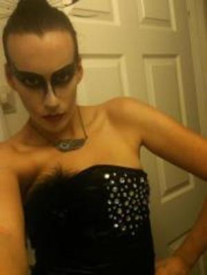 Black Swan halloween costume! Makeup and costume done by yours truly :)