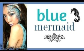 HALLOWEEN LOOK : Blue mermaid