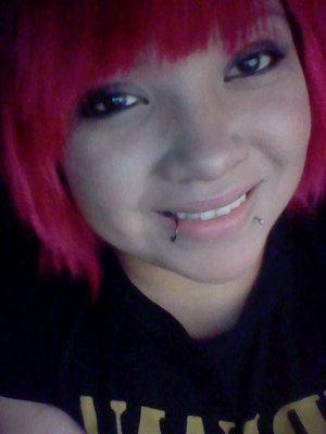 Dyed my hair hot pink for HS graduation♥ i sure stood out.