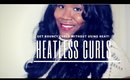 Heatless Bouncy Curly Hair Tutorial - Get Flawless Curls Without Using Heat!