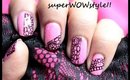 Cute Lace Nail Art Design - Water Decals!
