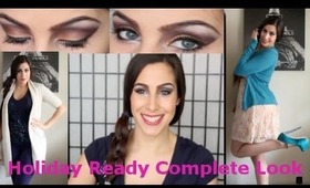 Holiday Ready Complete Look Hair Makeup Fashion