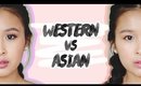 Western /American vs Asian/Korean Makeup ⭐︎ Makeup Transformation