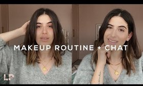 CURRENT MAKEUP ROUTINE AND CHAT | Lily Pebbles
