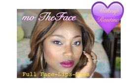 My Makeup Routine| Foundation, Highlight, Contour, Eyes and Lips| moTheFace™