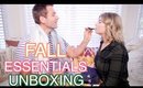 HUSBAND UNBOXING FALL ESSENTIALS: HAIRCARE, BEAUTY, LIFESTYLE