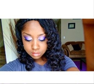 Very easy look featuring purple eyeshadow! Makeup tutorial: http://www.youtube.com/watch?v=gv1V1EeZ3WY&list=UUDDaFgORlplh4_wSAp0hOMA&feature=share&index=2