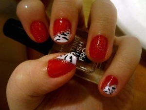 One of my first nail designs 