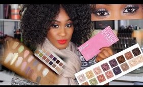 Cool Toned Eyeshadow Palette on Dark Skin | Shlinda1