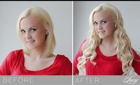How to Blend Luxy Hair Extensions with Short Hair