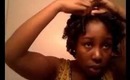 Flexi rod set on natural hair