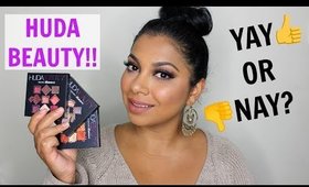 HUDA BEAUTY OBSESSIONS EYESHADOW PALETTES - WARM BROWN/SMOKEY/MAUVE PALETTE | MissBeautyAdikt