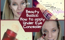 Beauty Basics: Under Eye Concealer