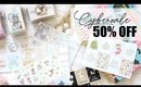 CYBER SALE 50% OFF PLANNER STICKERS, PAPERCLIPS & WASHI CARDS!