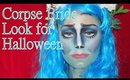 Corpse Bride look voor Halloween Merel Mua