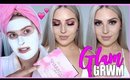 GLAM Pink Eyeshadow 😍 SHAAANXO THE REMIX Palette 🍑💕 Chit Chat