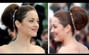 Marion Cotillard Inspired 5 Mintues Updo or Hairstyle For Medium To Very Long Hair