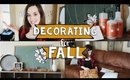 Clean & Decorate With Me for FALL 2018 | Decorating with a Baby!