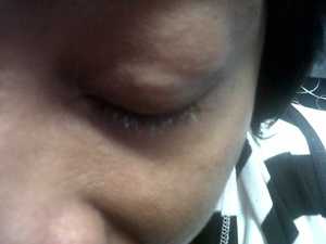 Before Individual Lashes