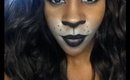 Pretty Kitty Lion Makeup   #HappyHalloween