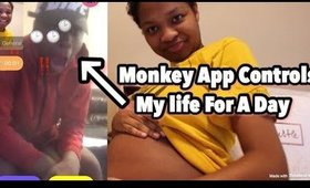 He Picked A Lotion for my BABY BUMP! Monkey App Challenge! 2018