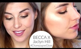 BECCA X Jaclyn Hill #ChampagneGlow Collection Speedtorial | Bailey B.