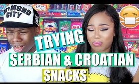 AMERICANS TRY WEIRD FOREIGN SNACKS | SERBIAN/CROATIAN